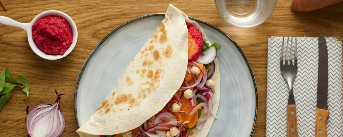Kit de receta Wrap relleno de boniato